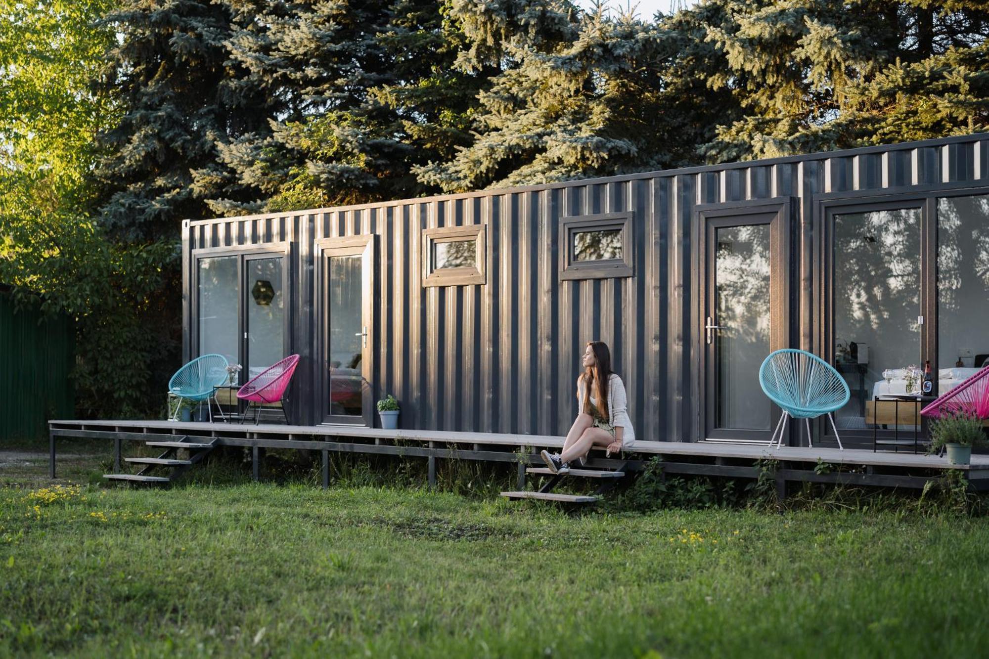 Ferienwohnung Container Decin Exterior foto